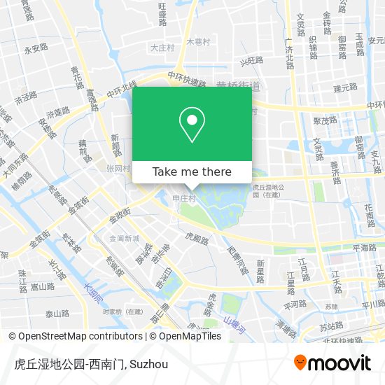 虎丘湿地公园-西南门 map