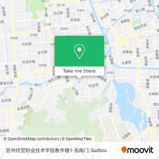 苏州经贸职业技术学院教学楼1-东南门 map