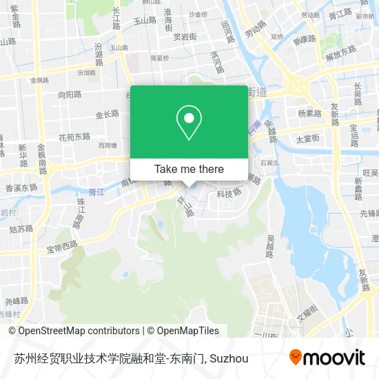 苏州经贸职业技术学院融和堂-东南门 map