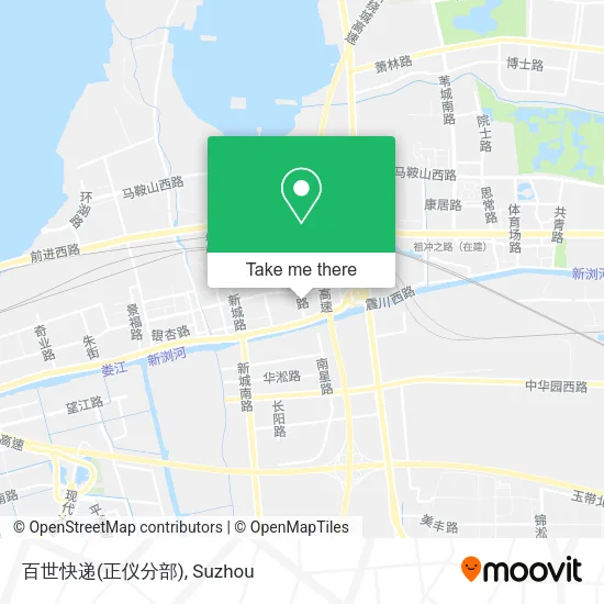 百世快递(正仪分部) map