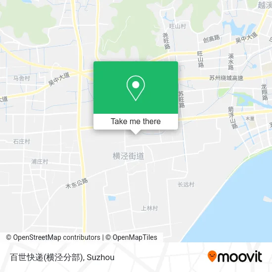 百世快递(横泾分部) map