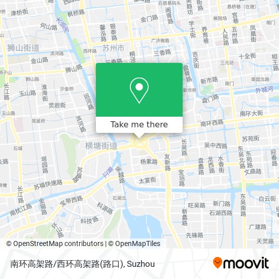 南环高架路/西环高架路(路口) map