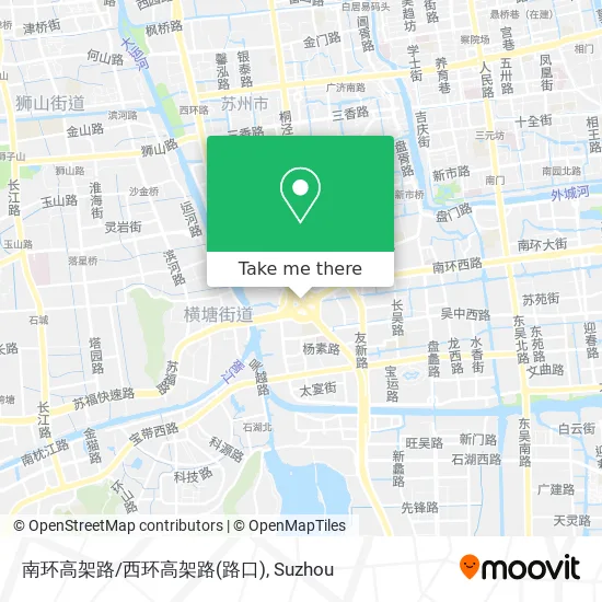 南环高架路/西环高架路(路口) map