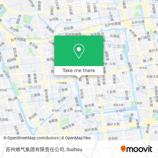 苏州燃气集团有限责任公司 map
