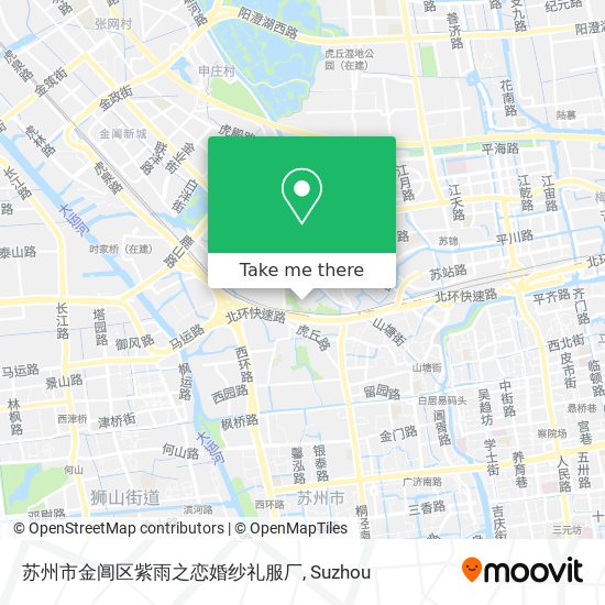 苏州市金阊区紫雨之恋婚纱礼服厂 map