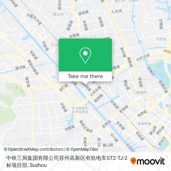 中铁三局集团有限公司苏州高新区有轨电车ST2-TJ-2标项目部 map