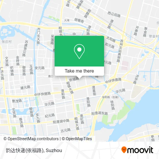 韵达快递(依福路) map