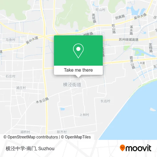 横泾中学-南门 map