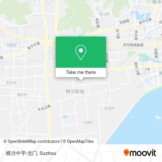 横泾中学-北门 map