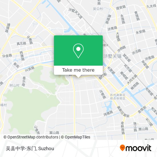 吴县中学-东门 map
