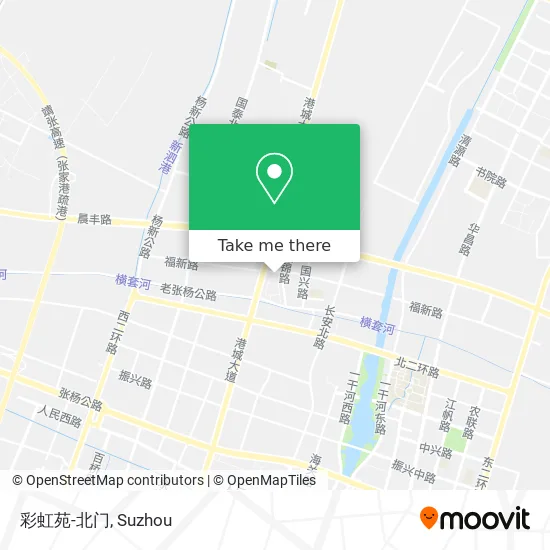 彩虹苑-北门 map