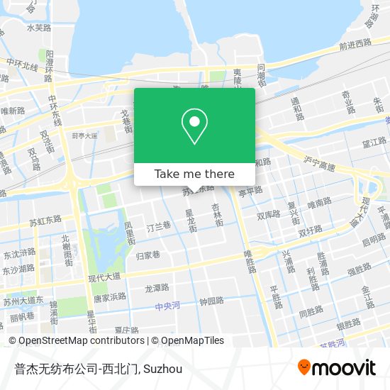 普杰无纺布公司-西北门 map