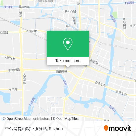 中劳网昆山就业服务站 map