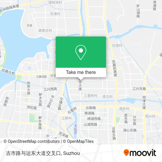 吉市路与运东大道交叉口 map