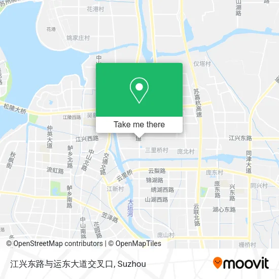 江兴东路与运东大道交叉口 map