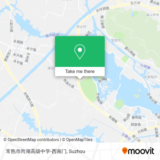 常熟市尚湖高级中学-西南门 map
