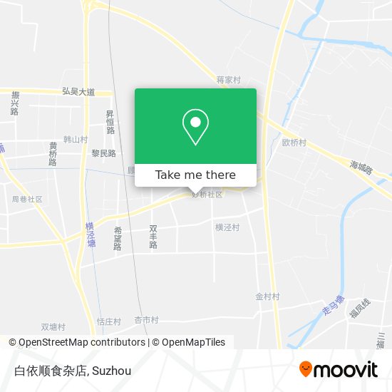 白依顺食杂店 map