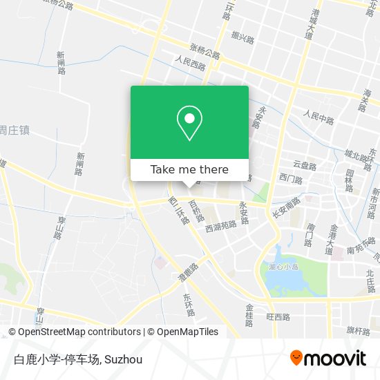 白鹿小学-停车场 map