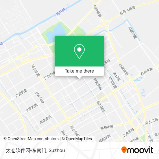 太仓软件园-东南门 map