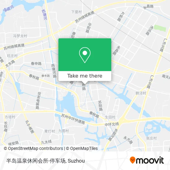 半岛温泉休闲会所-停车场 map