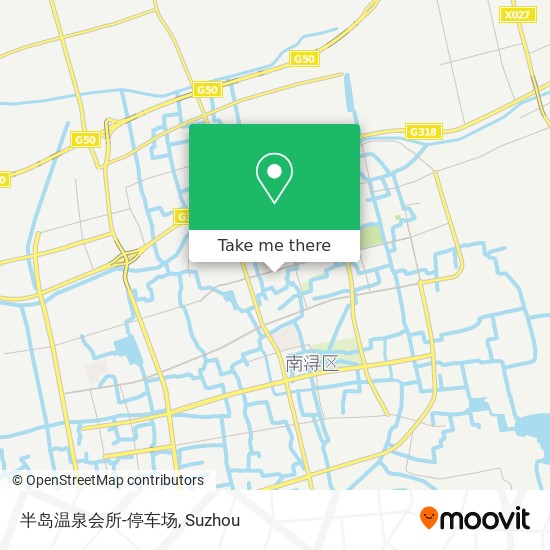 半岛温泉会所-停车场 map