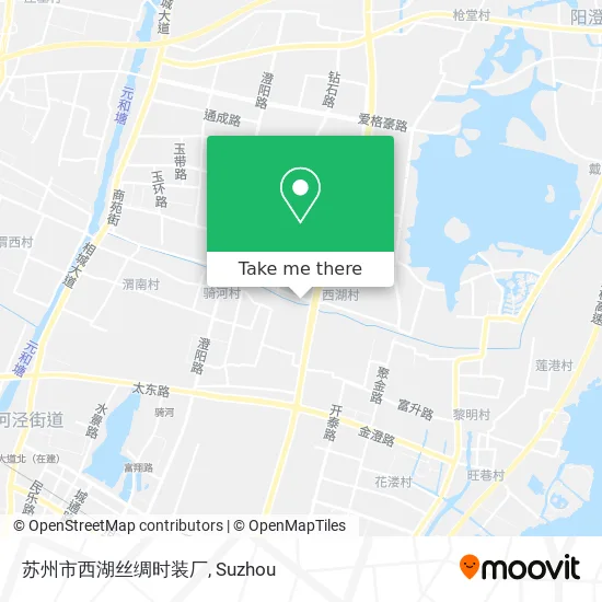 苏州市西湖丝绸时装厂 map
