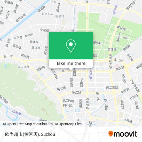 欧尚超市(黄河店) map