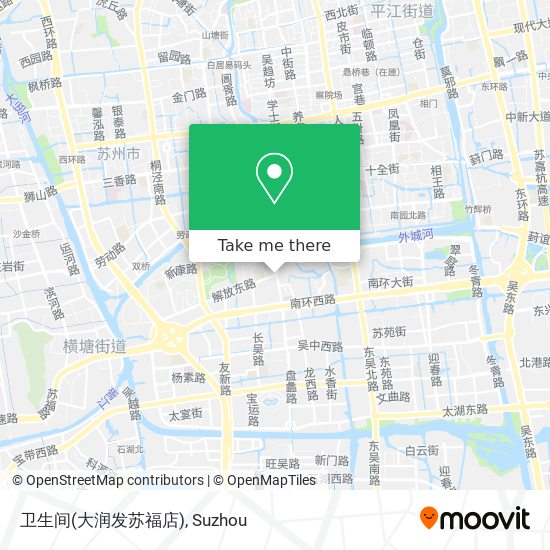 卫生间(大润发苏福店) map