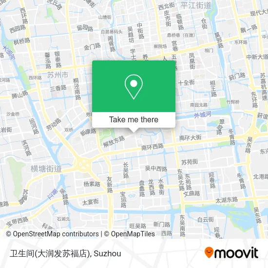 卫生间(大润发苏福店) map