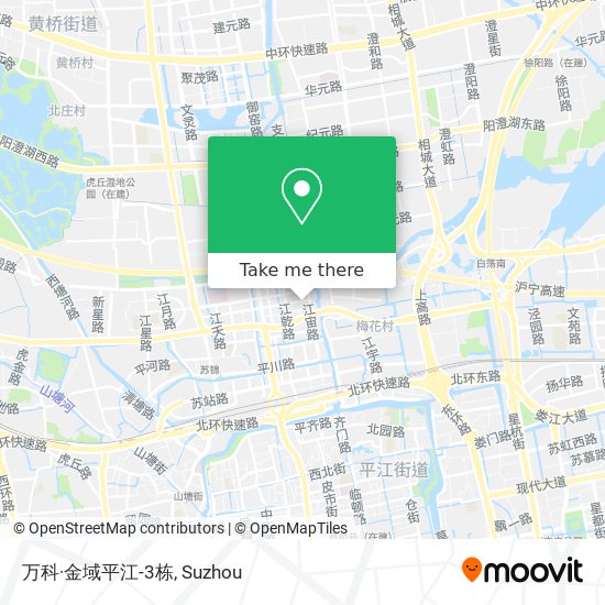 万科·金域平江-3栋 map
