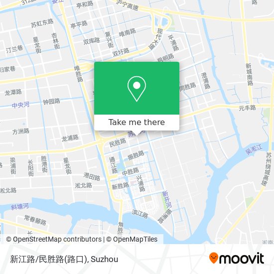 新江路/民胜路(路口) map