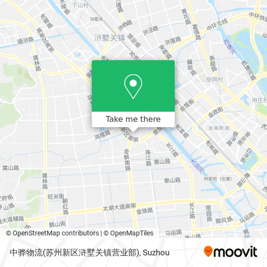 中骅物流(苏州新区浒墅关镇营业部) map