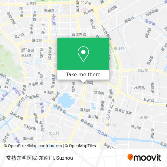 常熟东明医院-东南门 map