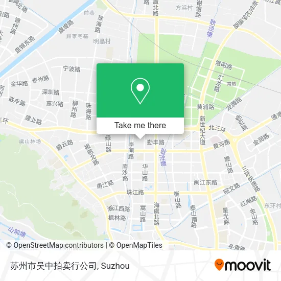 苏州市吴中拍卖行公司 map