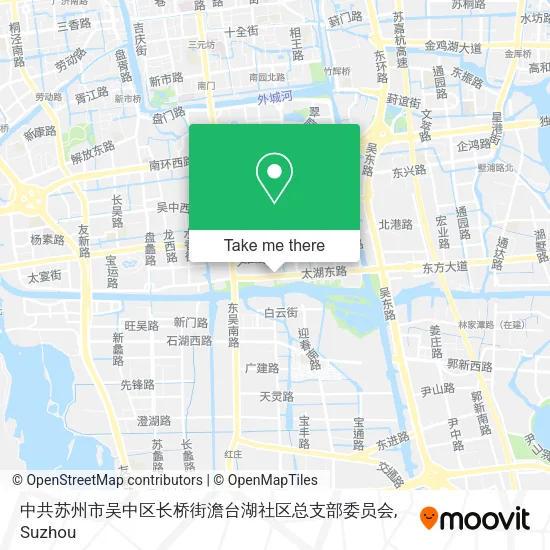 中共苏州市吴中区长桥街澹台湖社区总支部委员会 map