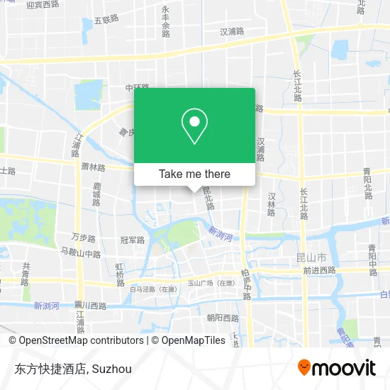 东方快捷酒店 map