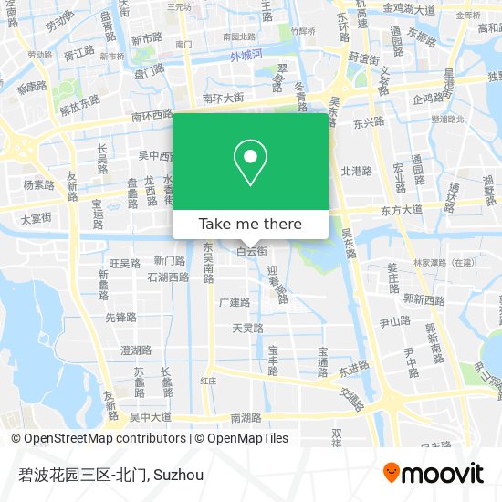 碧波花园三区-北门 map