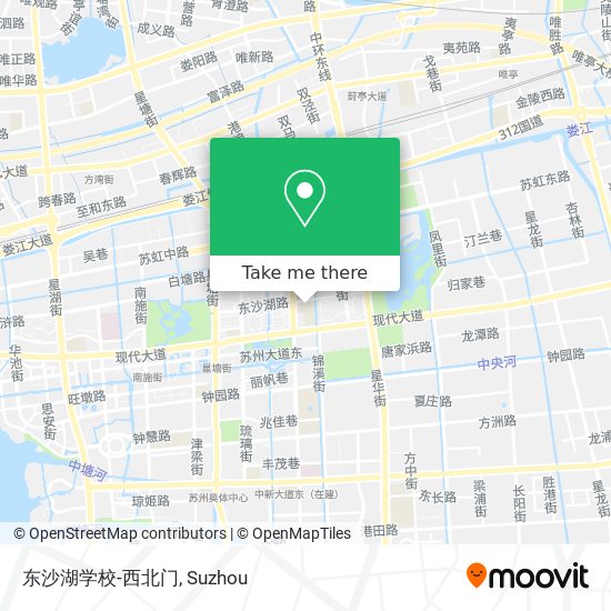 东沙湖学校-西北门 map