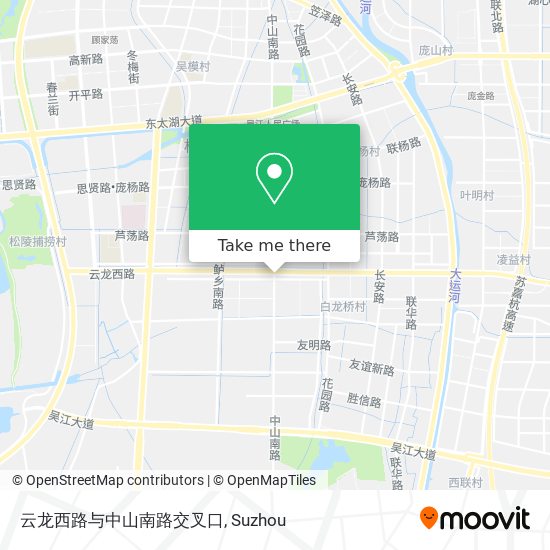 云龙西路与中山南路交叉口 map