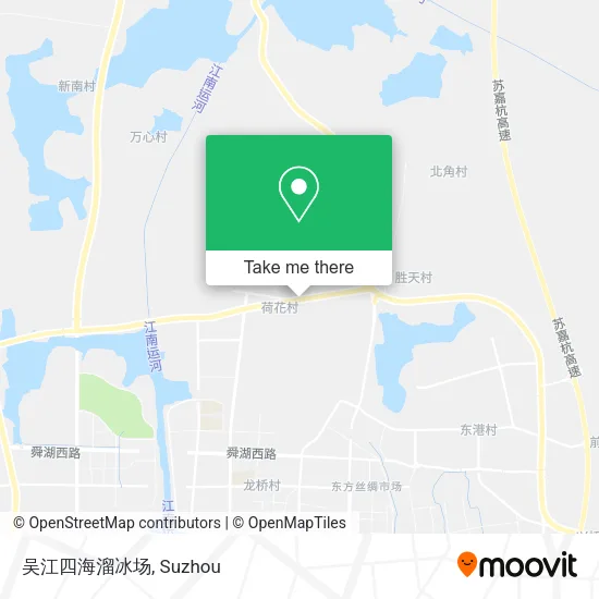 吴江四海溜冰场 map