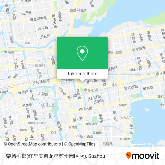 荣麟槟榔(红星美凯龙星苏州园区店) map