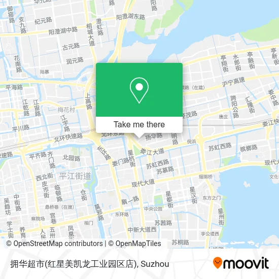 拥华超市(红星美凯龙工业园区店) map