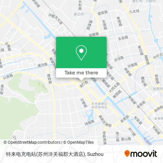 特来电充电站(苏州浒关福郡大酒店) map