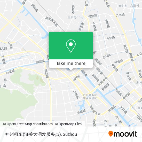 神州租车(浒关大润发服务点) map