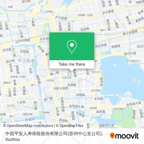 中国平安人寿保险股份有限公司(苏州中心支公司) map