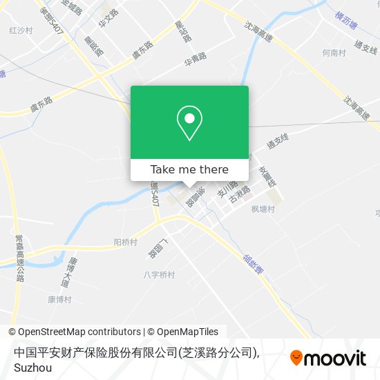 中国平安财产保险股份有限公司(芝溪路分公司) map