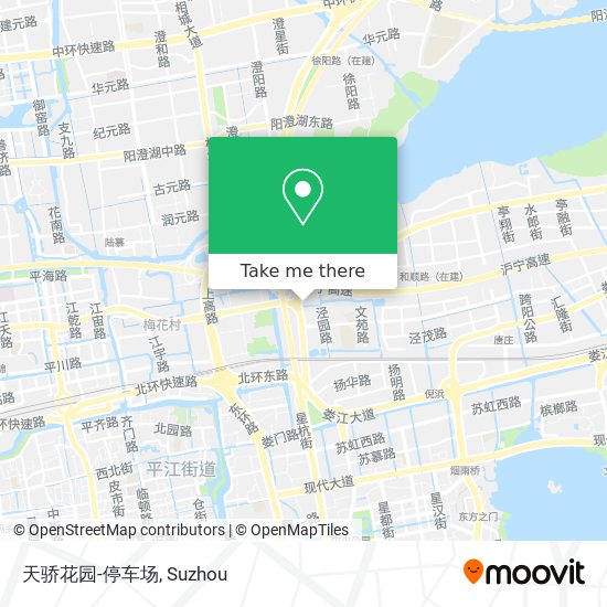 天骄花园-停车场 map