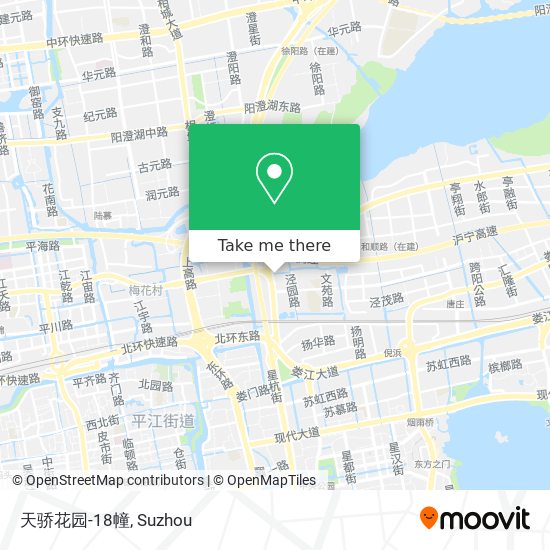 天骄花园-18幢 map