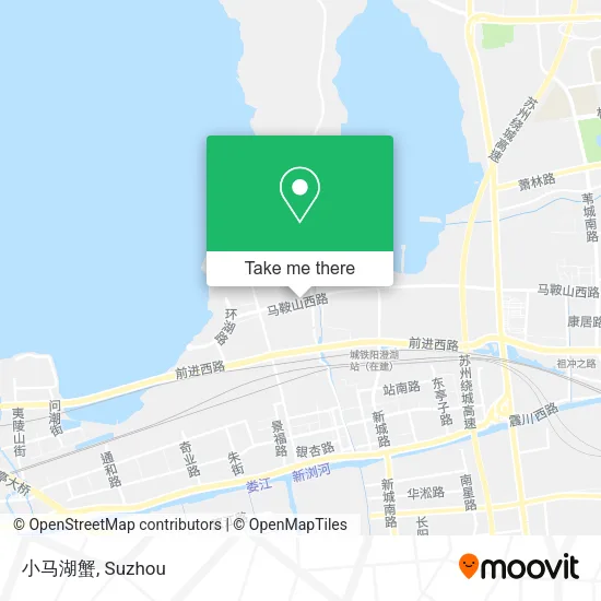 小马湖蟹 map
