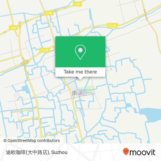 迪欧咖啡(大中路店) map